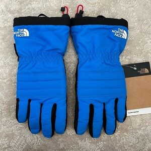Brand New The North Face Kids Blue Montana Ski Gloves ETip Touchscreen DryVent